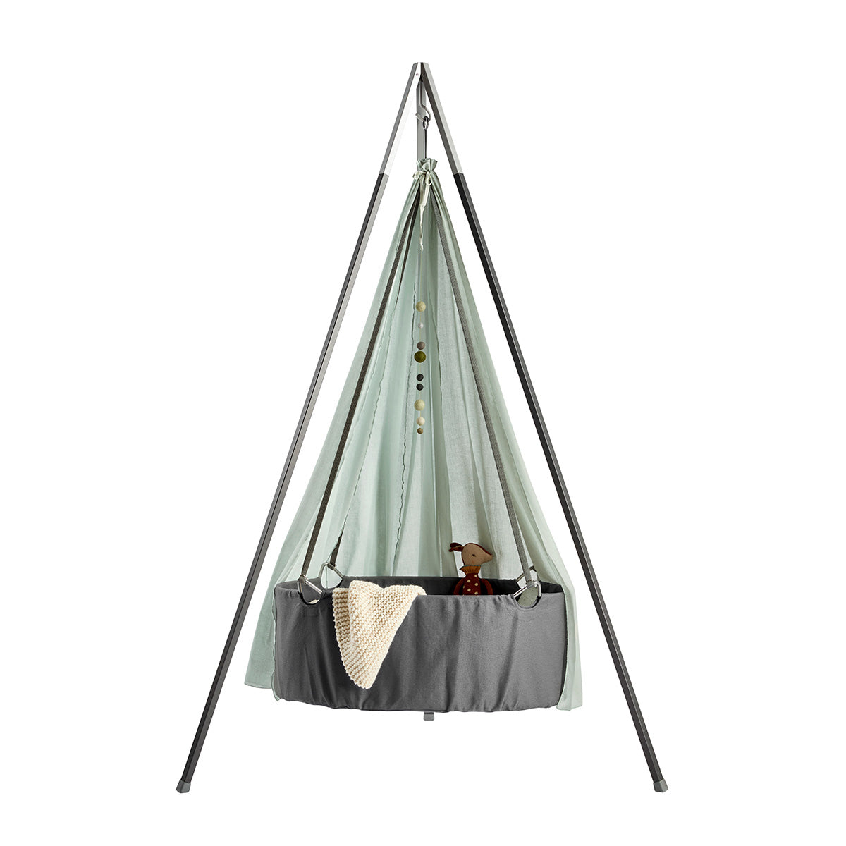 Leander® Otroška viseča zibelka (brez stojala) Grey Leander