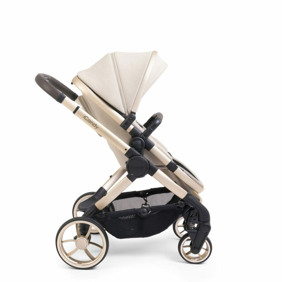 iCandy® Otroški voziček s košaro 2v1 Peach 7 Biscotti Complete Bundle iCandy