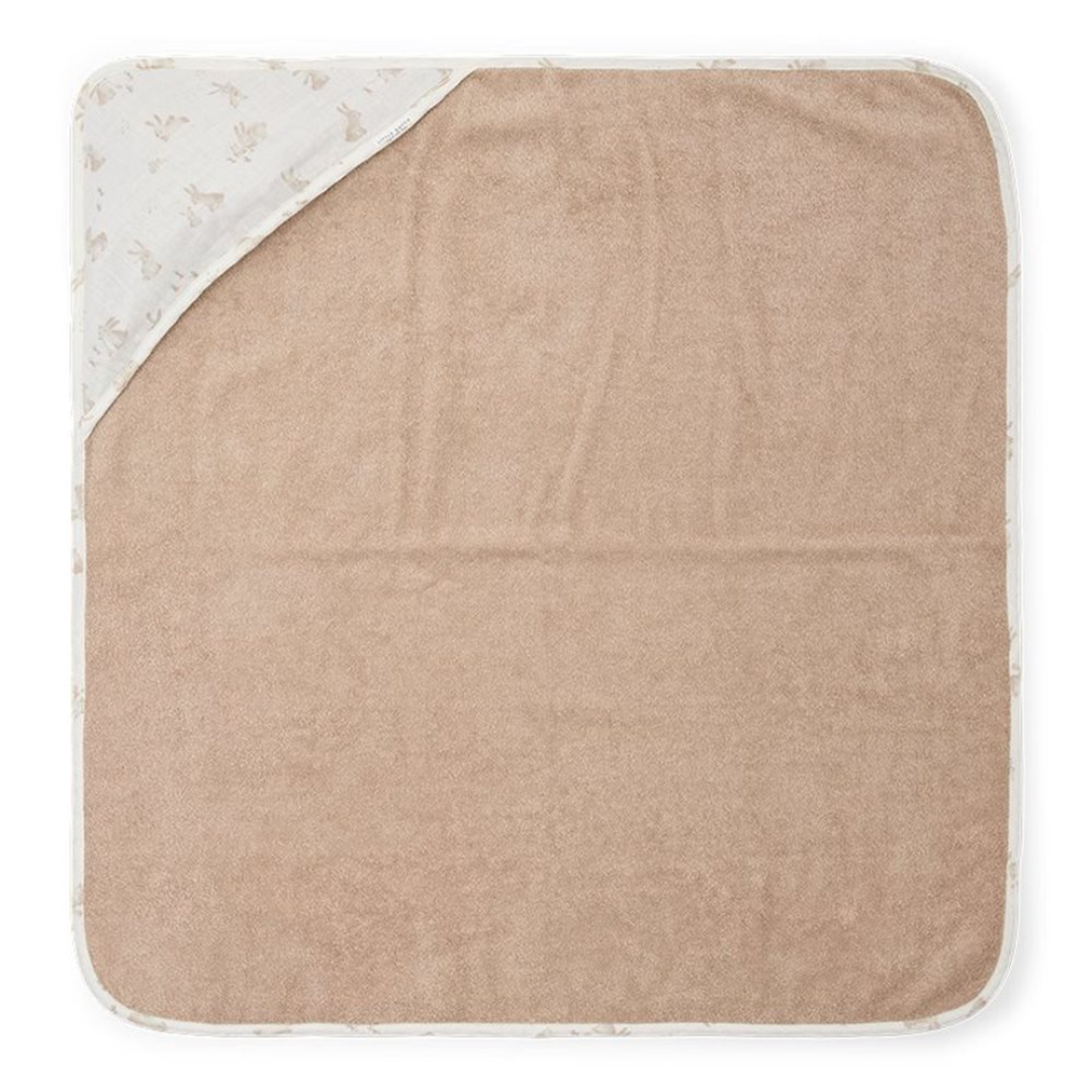 Little Dutch® Brisača s kapuco muslin Baby Bunny 75x75 Little Dutch