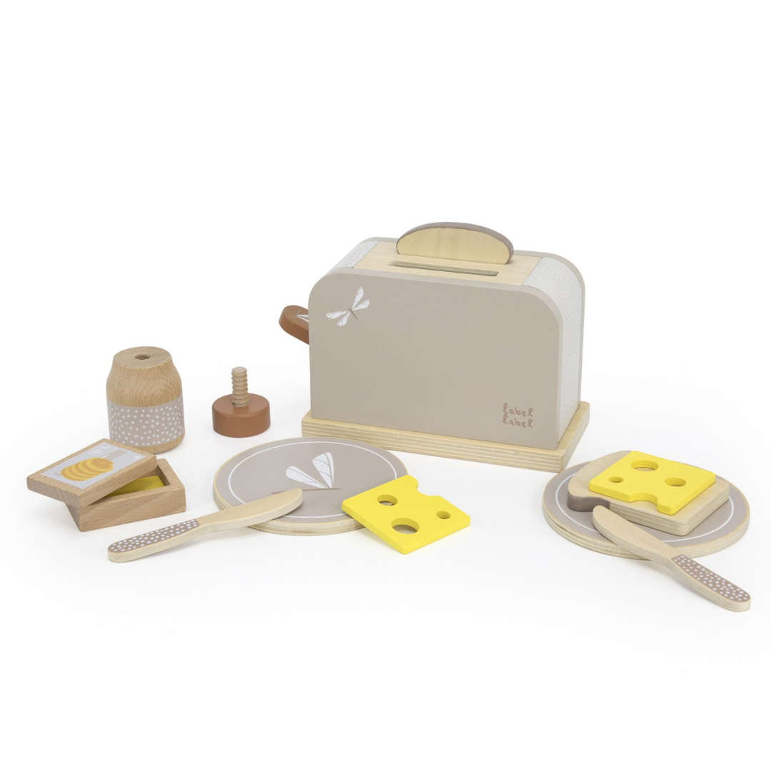 Label Label® Lesen opekač kruha Toaster Nougat Label Label