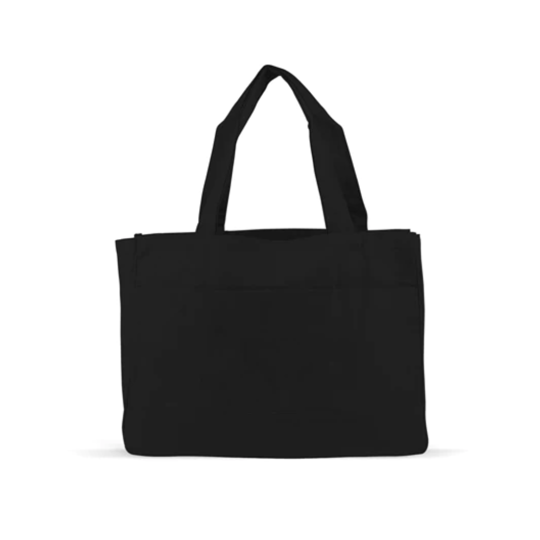 Evitas Bombažna Tote torba Black Evitas