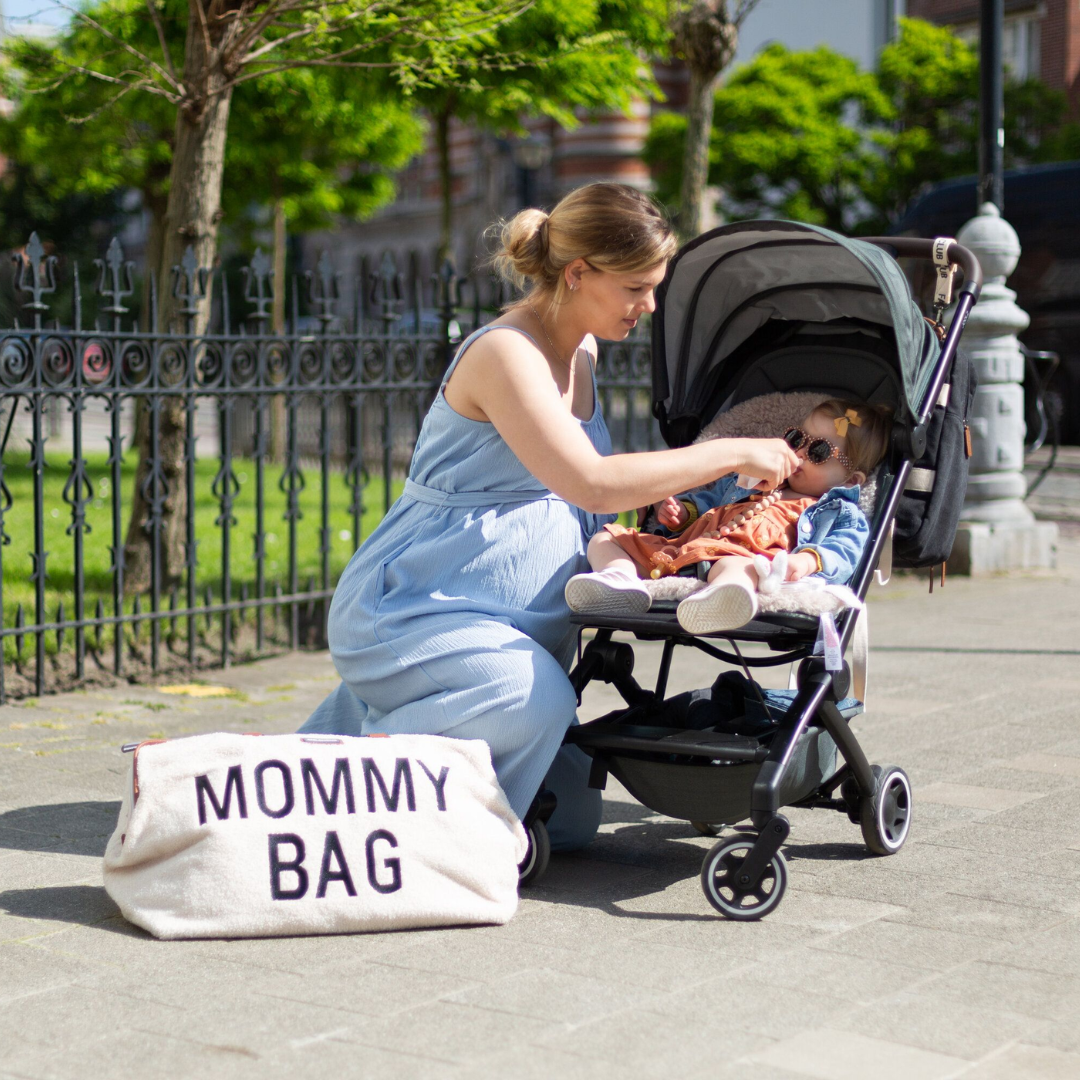 Childhome® Previjalna torba Mommy Bag Teddy Off White Childhome