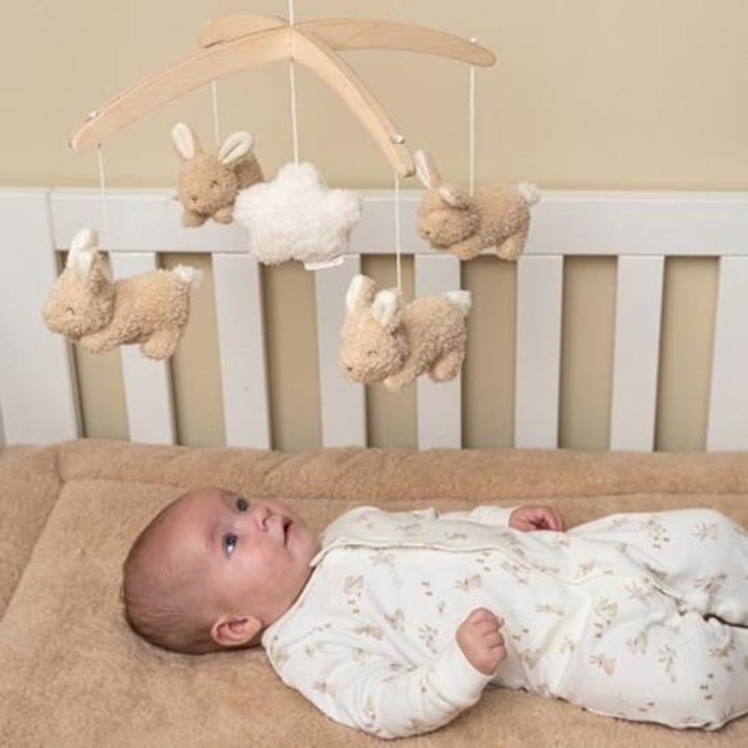 Little Dutch® Lesen glasbeni vrtiljak Baby Bunny Little Dutch