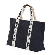 Childhome® Torba Family Bag Signature Canvas Black Childhome