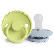 Frigg® Duda iz silikona Rope Green Tea/Powder Blue 0-6 M FRIGG