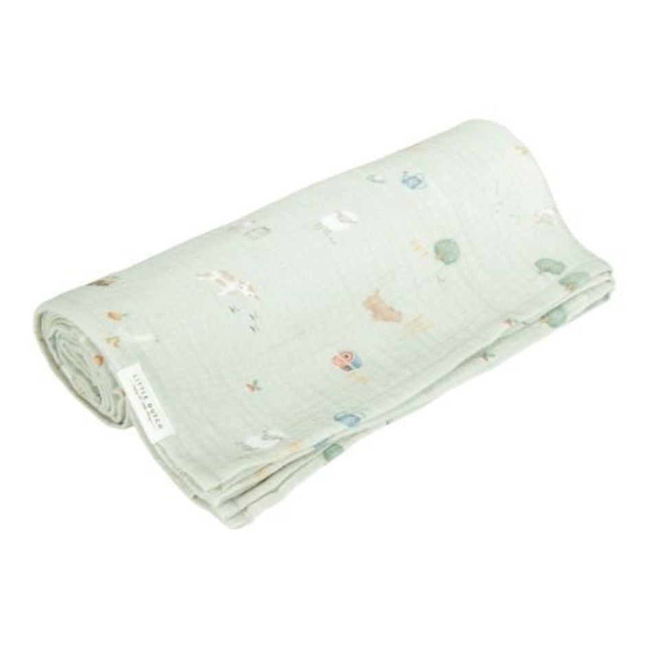 Little Dutch® Povijalna plenička Little Farm 120x120 Little Dutch