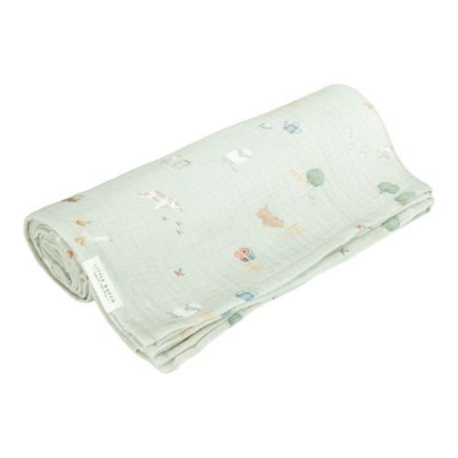 Little Dutch® Povijalna plenička Little Farm 120x120 Little Dutch