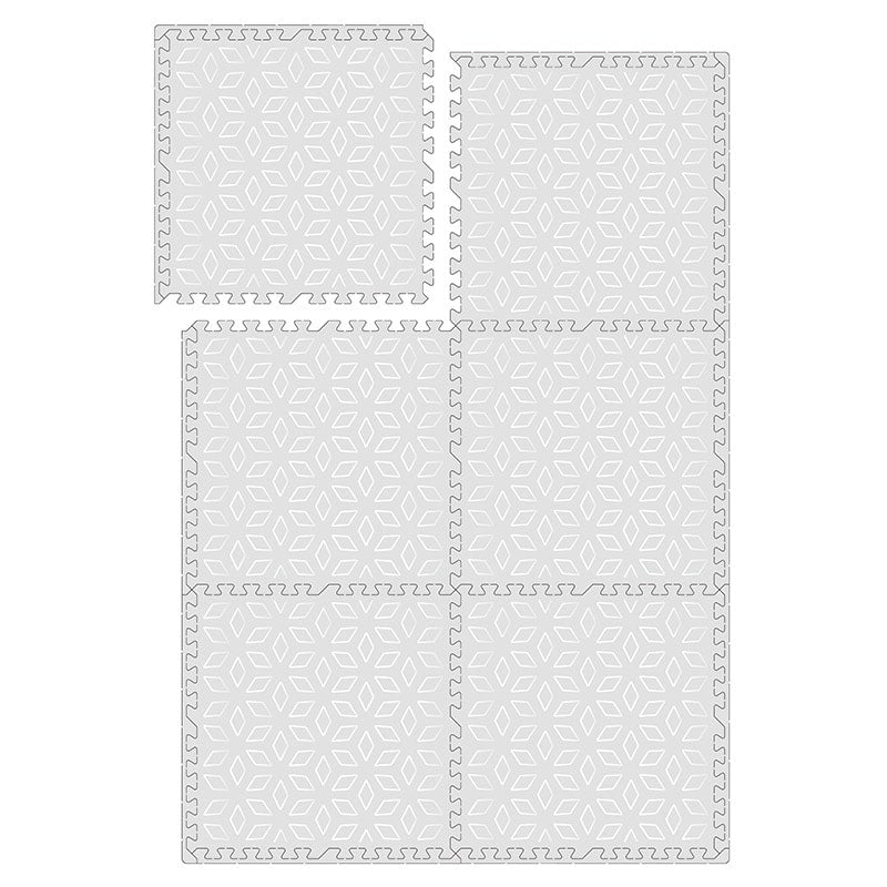 Evibell® Igralna podloga Puzzle 120x180 Geometric Grey Evibell