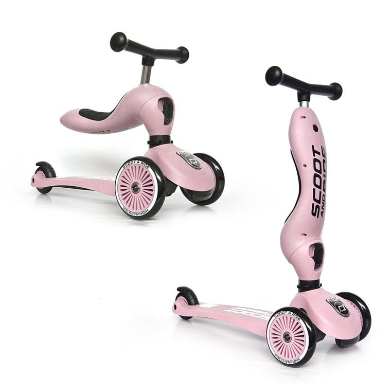 Scoot & Ride® Otroški poganjalec in skiro Highwaykick 1 Rosa Scoot & Ride