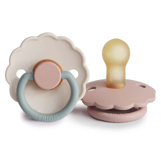 Frigg® Duda iz kavčuka Daisy Blush/Cotton Candy 0-6 M FRIGG