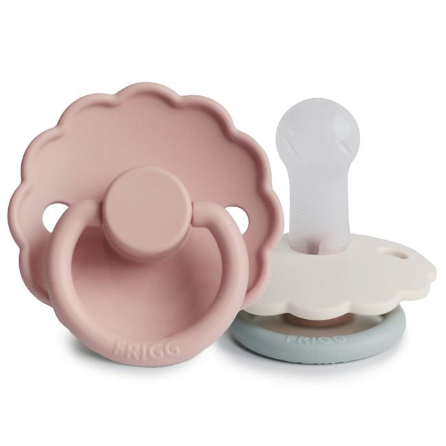 Frigg® Duda iz silikona Daisy Blush/Cotton Candy 6-18 M FRIGG