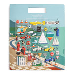 Mushie® Nalepke za večkratno uporabo Race Cars Mushie