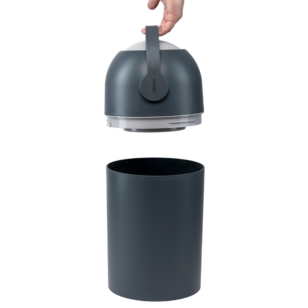 Magic® Koš za plenice Majestic Graphite Grey Magic