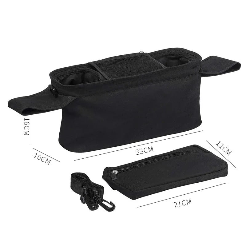 Petite Anna® Organizator za voziček Black Petite Anna