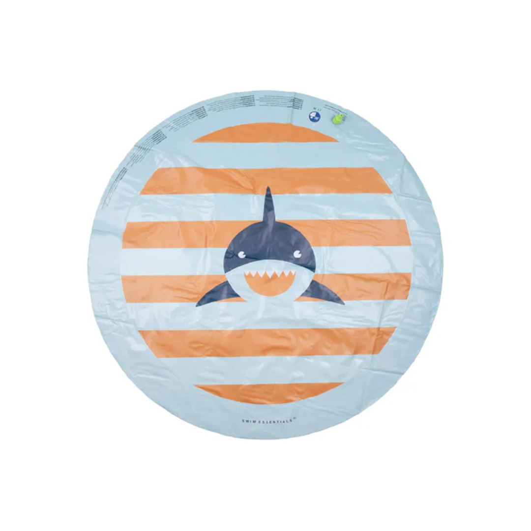 Swim Essentials® Otroški bazen s fontano Shark Swim Essentials