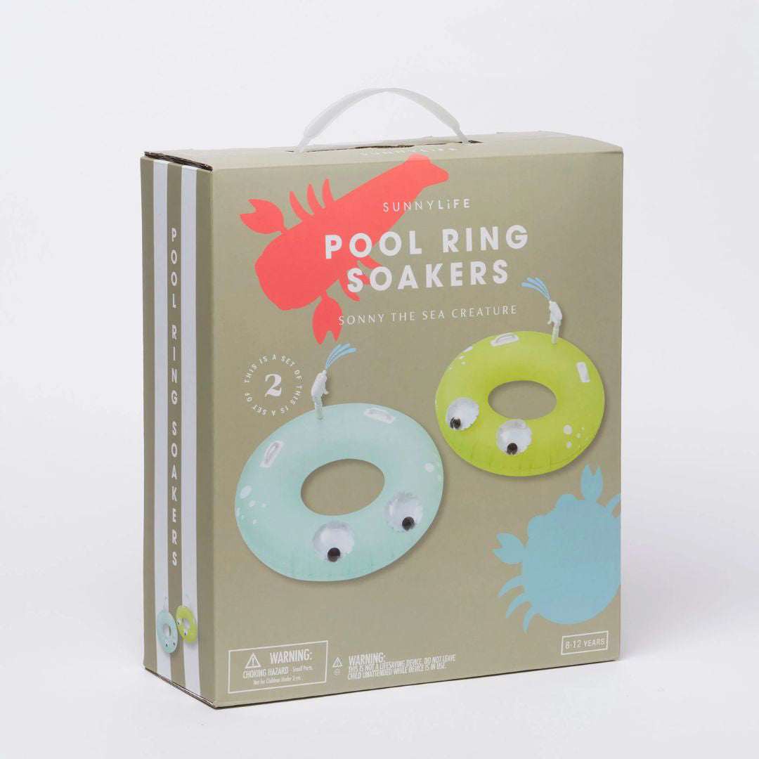 SunnyLife® Obroč z vodno pištolo Sonny the Sea Creature 2kosa SunnyLife
