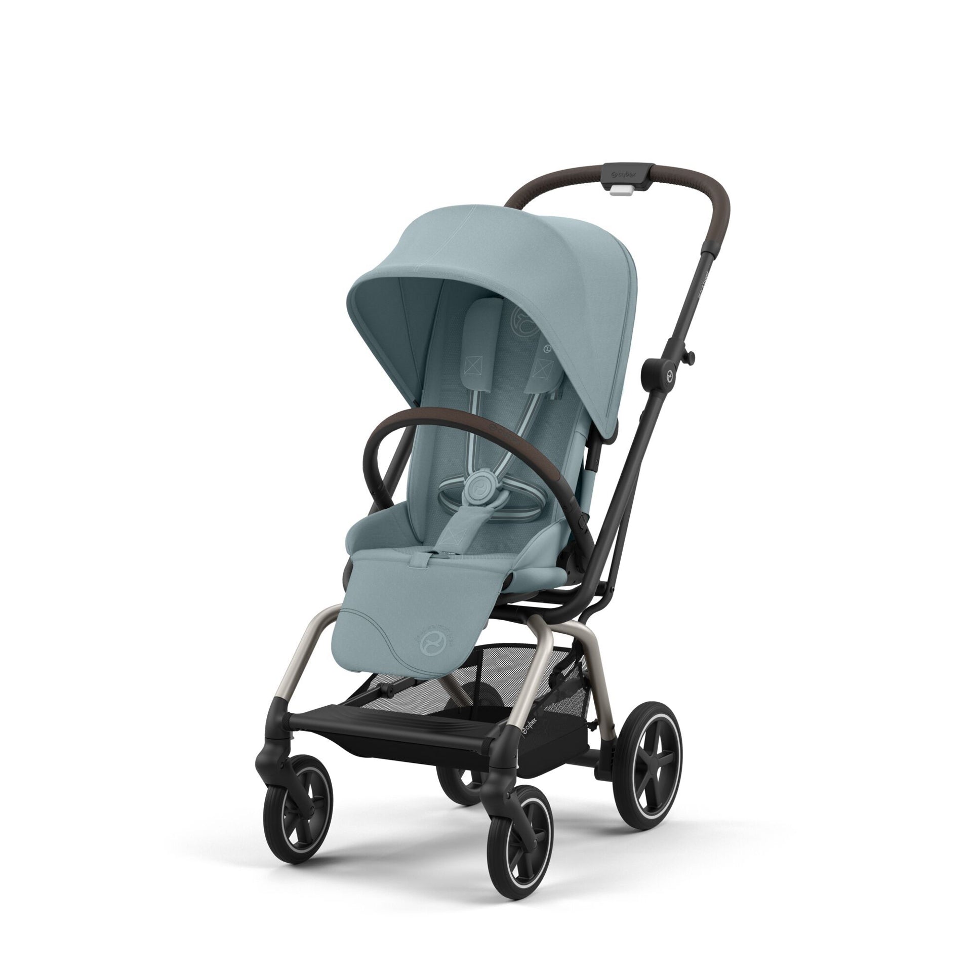 Cybex® Otroški voziček Eezy S Twist+2 Stormy Blue (Taupe Frame) Cybex