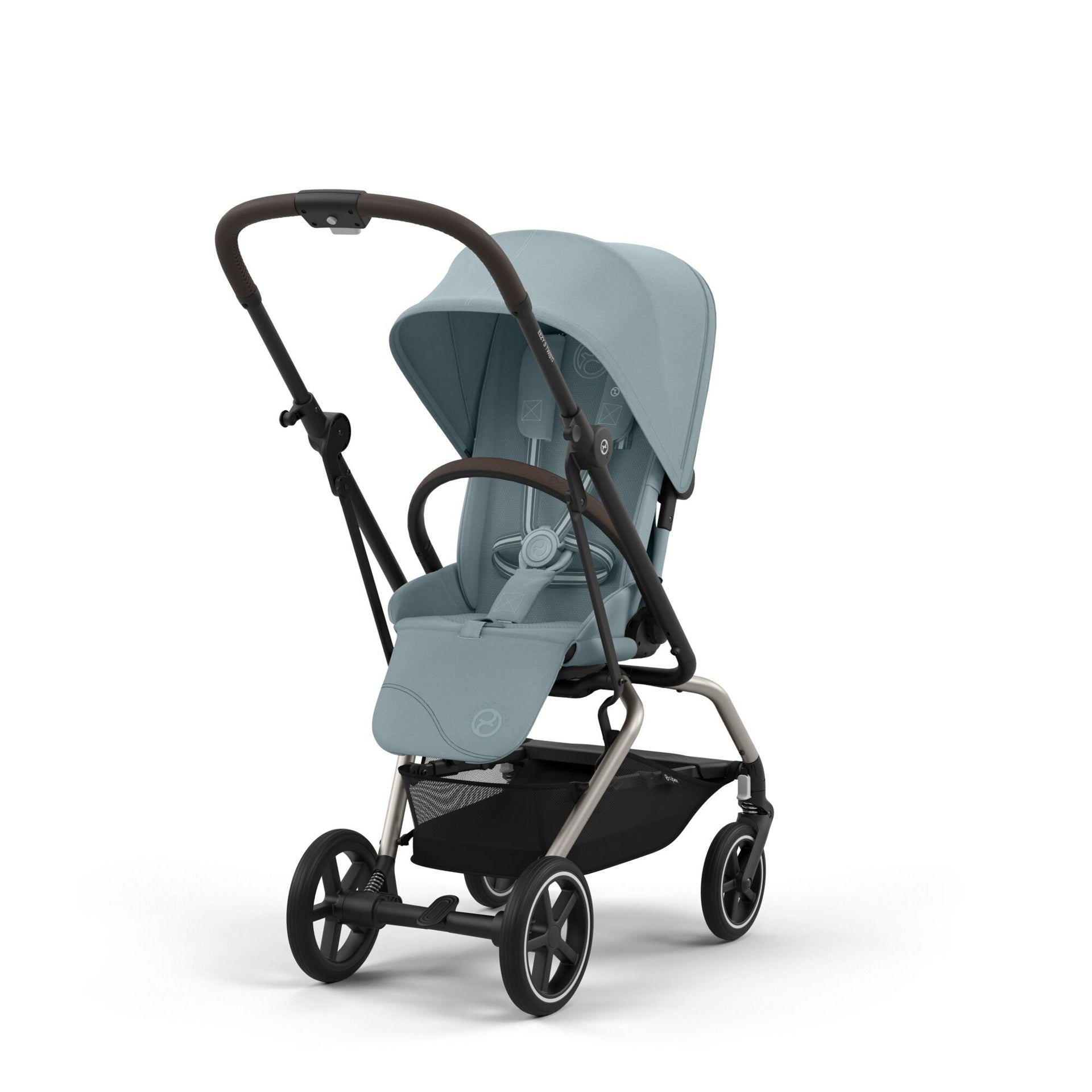 Cybex® Otroški voziček Eezy S Twist+2 Stormy Blue (Taupe Frame) Cybex