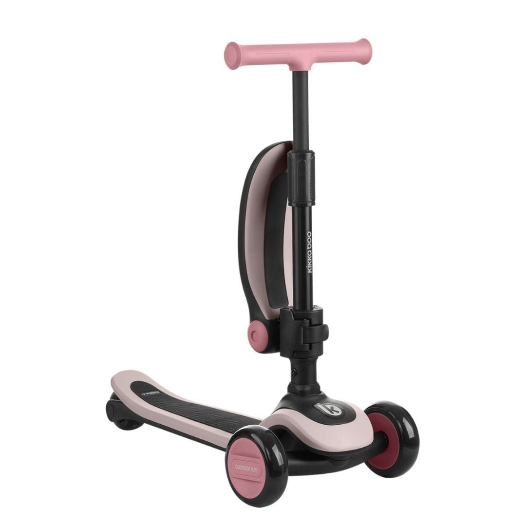 KikkaBoo® Otroški poganjalec/skiro 2v1 Treo Pink KikkaBoo