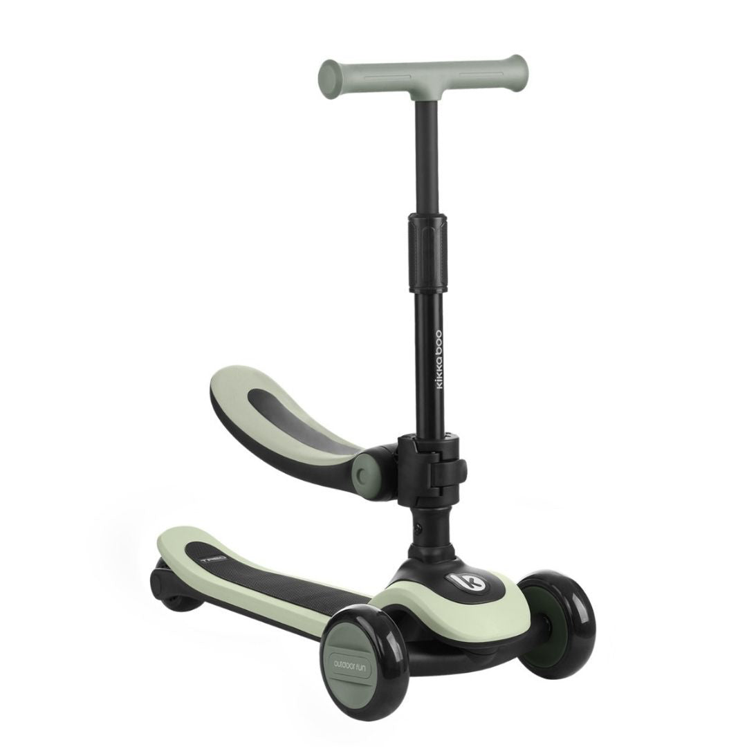 KikkaBoo® Otroški poganjalec/skiro 2v1 Treo Mint KikkaBoo
