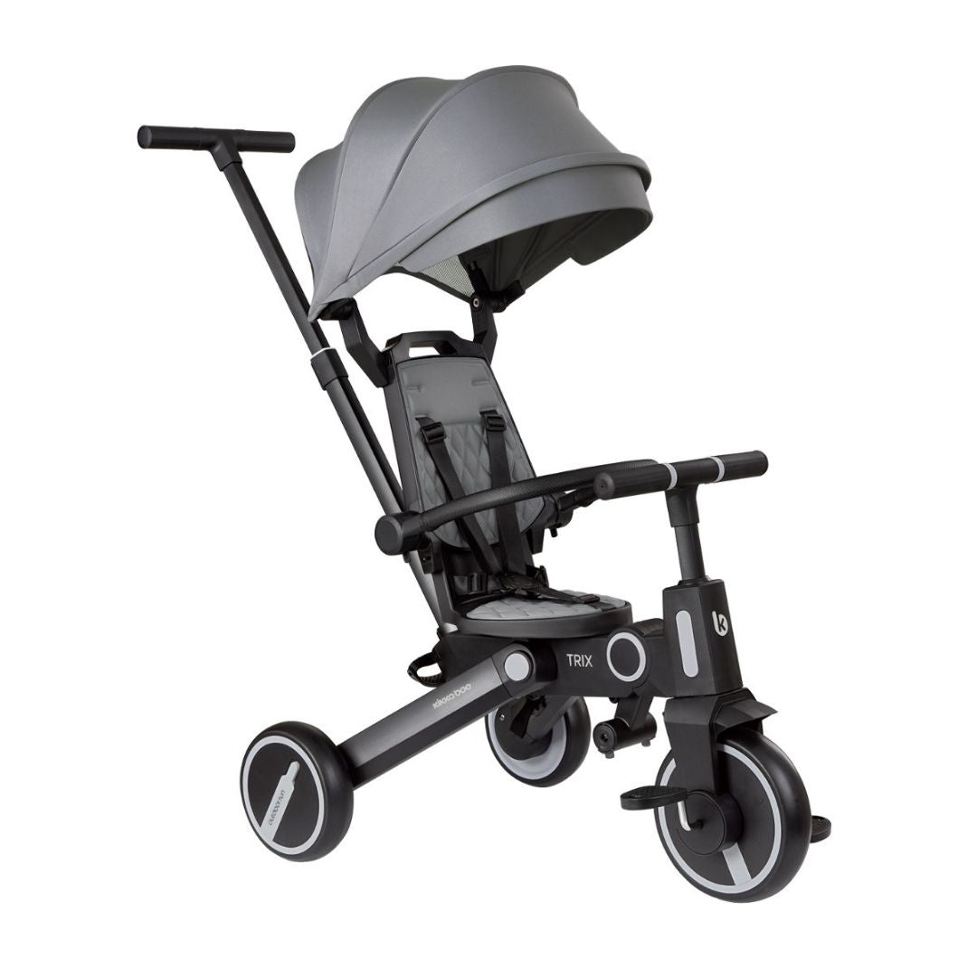 KikkaBoo® Otroški tricikel 7v1 Trix Grey KikkaBoo