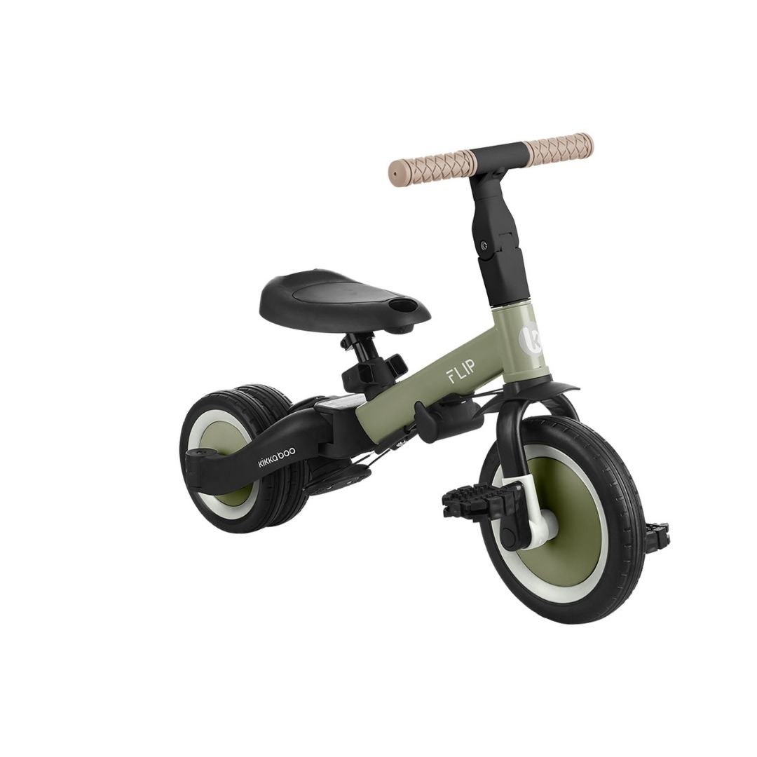 KikkaBoo® Otroški tricikel 5in1 Flip Army Green KikkaBoo