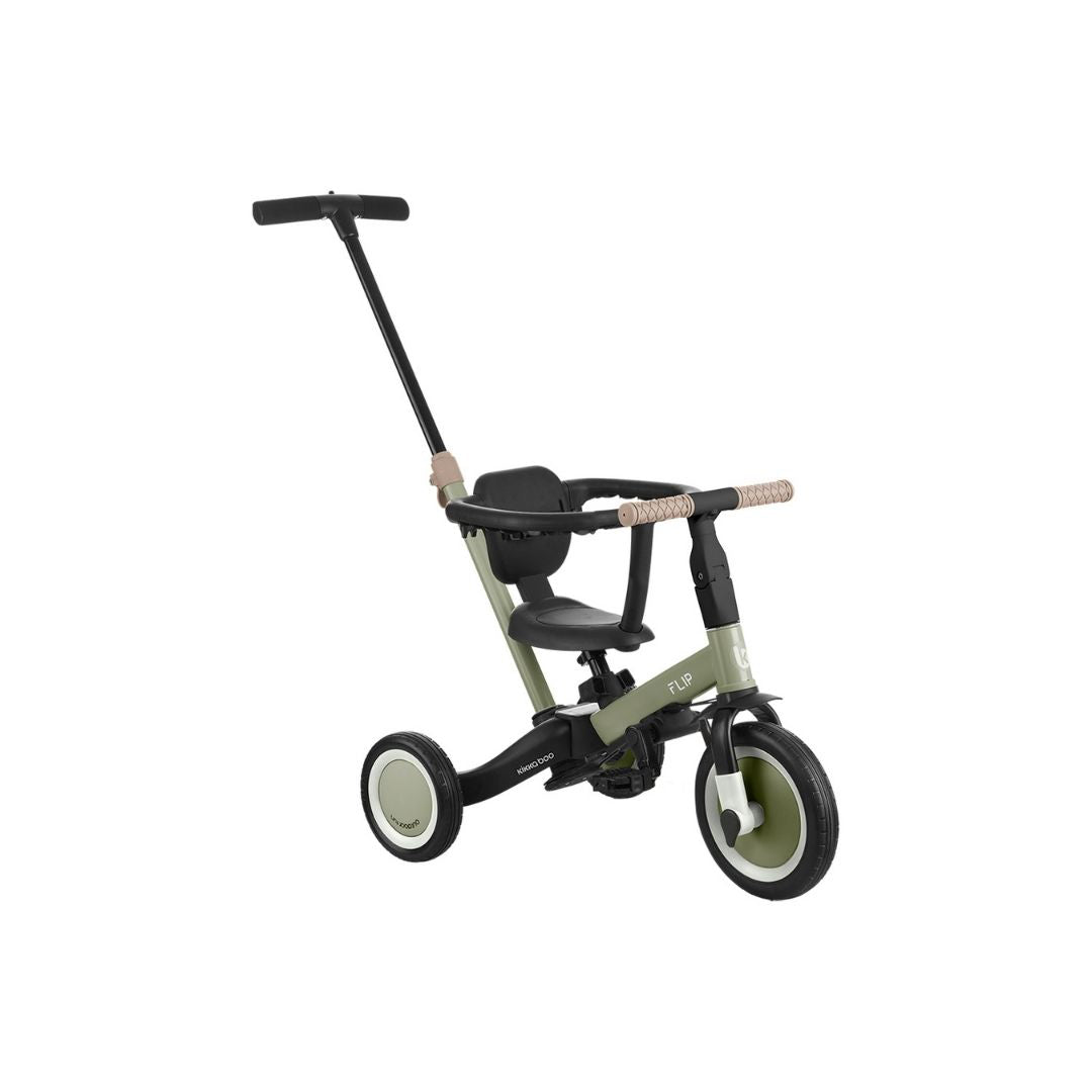 KikkaBoo® Otroški tricikel 5in1 Flip Army Green KikkaBoo