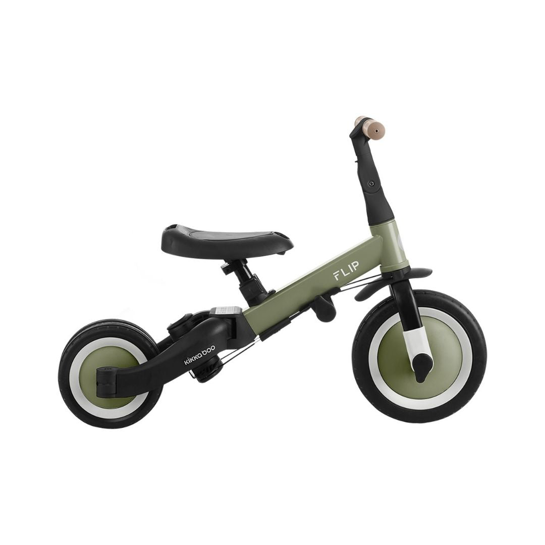 KikkaBoo® Otroški tricikel 5in1 Flip Army Green KikkaBoo