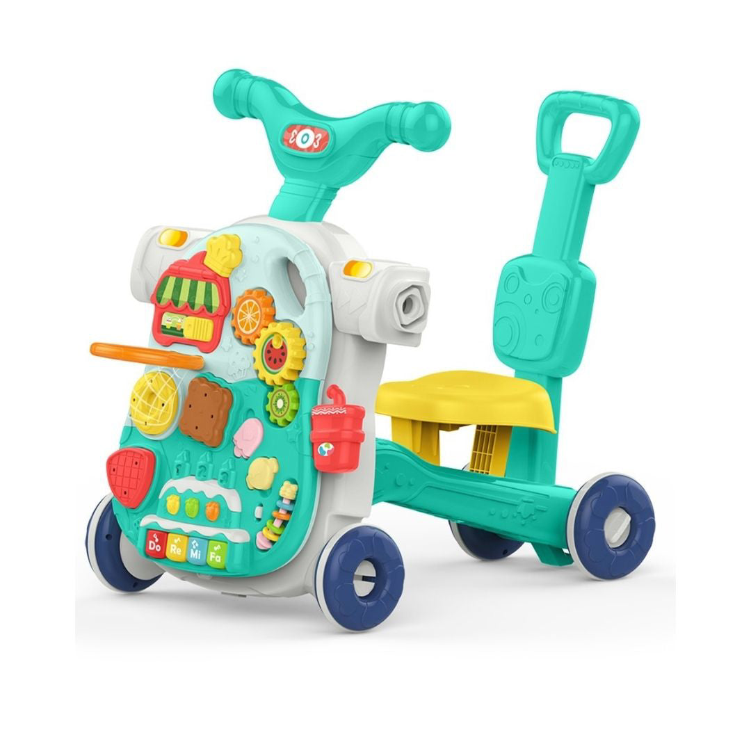 KikkaBoo® Aktivnostni voziček 4v1 Sweet Escape Mint KikkaBoo