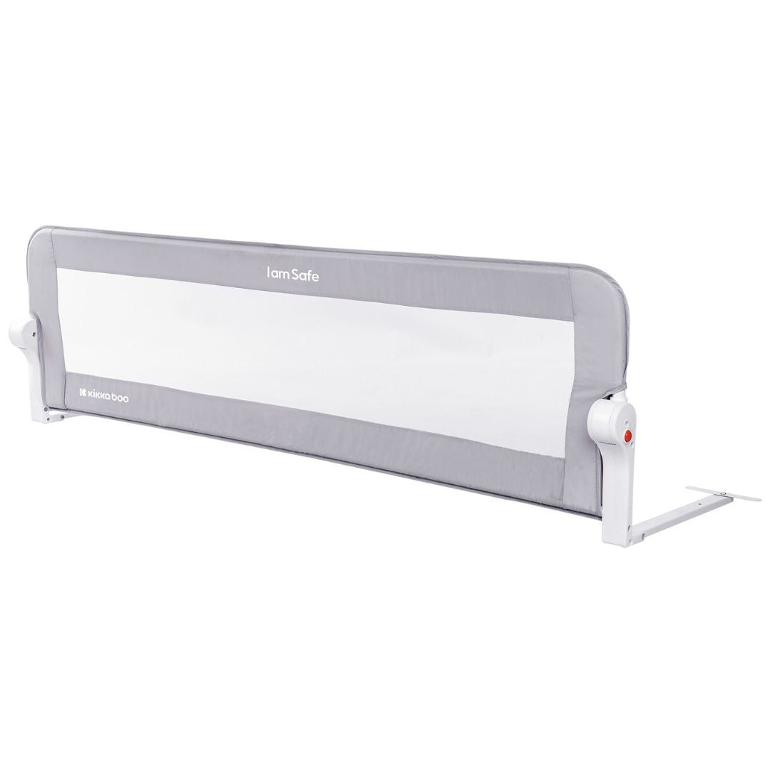 KikkaBoo® Posteljno varovalo I am Safe 150cm Grey KikkaBoo