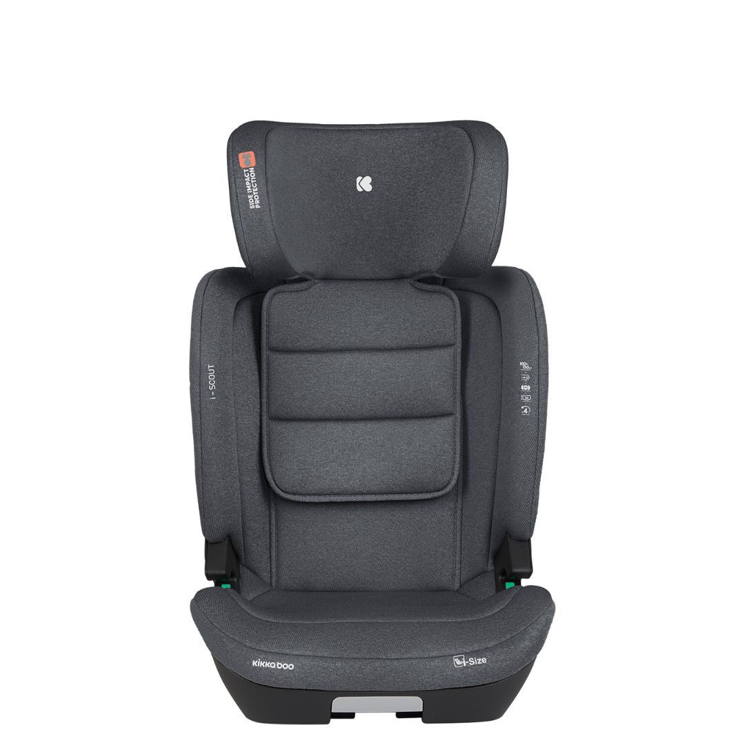 KikkaBoo® Otroški avtosedež i-Scout i-SIZE (100-150 cm) Dark Grey KikkaBoo