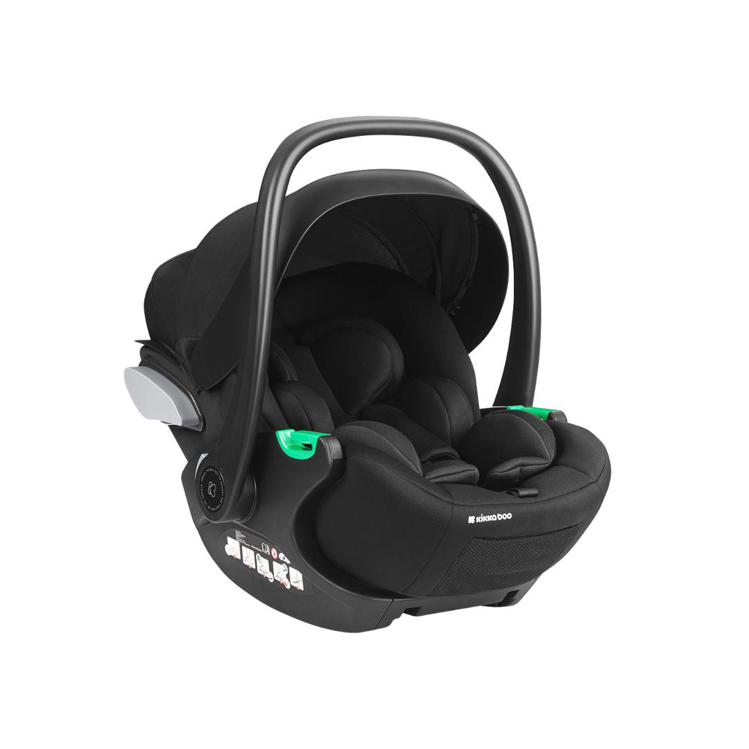 KikkaBoo® Otroški avtosedež / lupinica i-Trail i-SIZE (40-87 cm) Black (Kara/Lanah/Thea/Tiffany) KikkaBoo