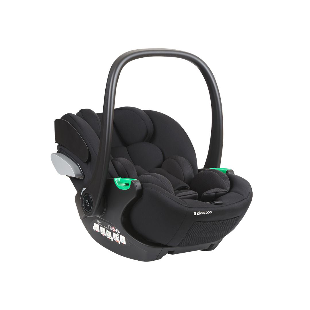 KikkaBoo® Otroški avtosedež / lupinica i-Trail i-SIZE (40-87 cm) Black (Kara/Lanah/Thea/Tiffany) KikkaBoo