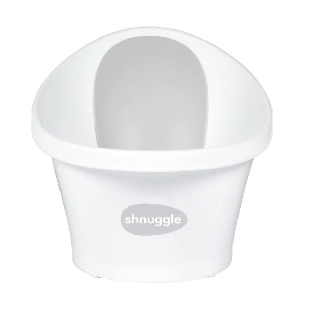 Shnuggle® Otroška banjica Baby White/Grey (0-12m) Shnuggle