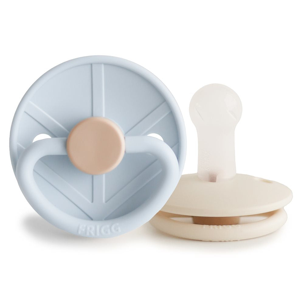 Frigg® Duda iz silikona Little Viking Powder Blue/Cream 6-18 M FRIGG
