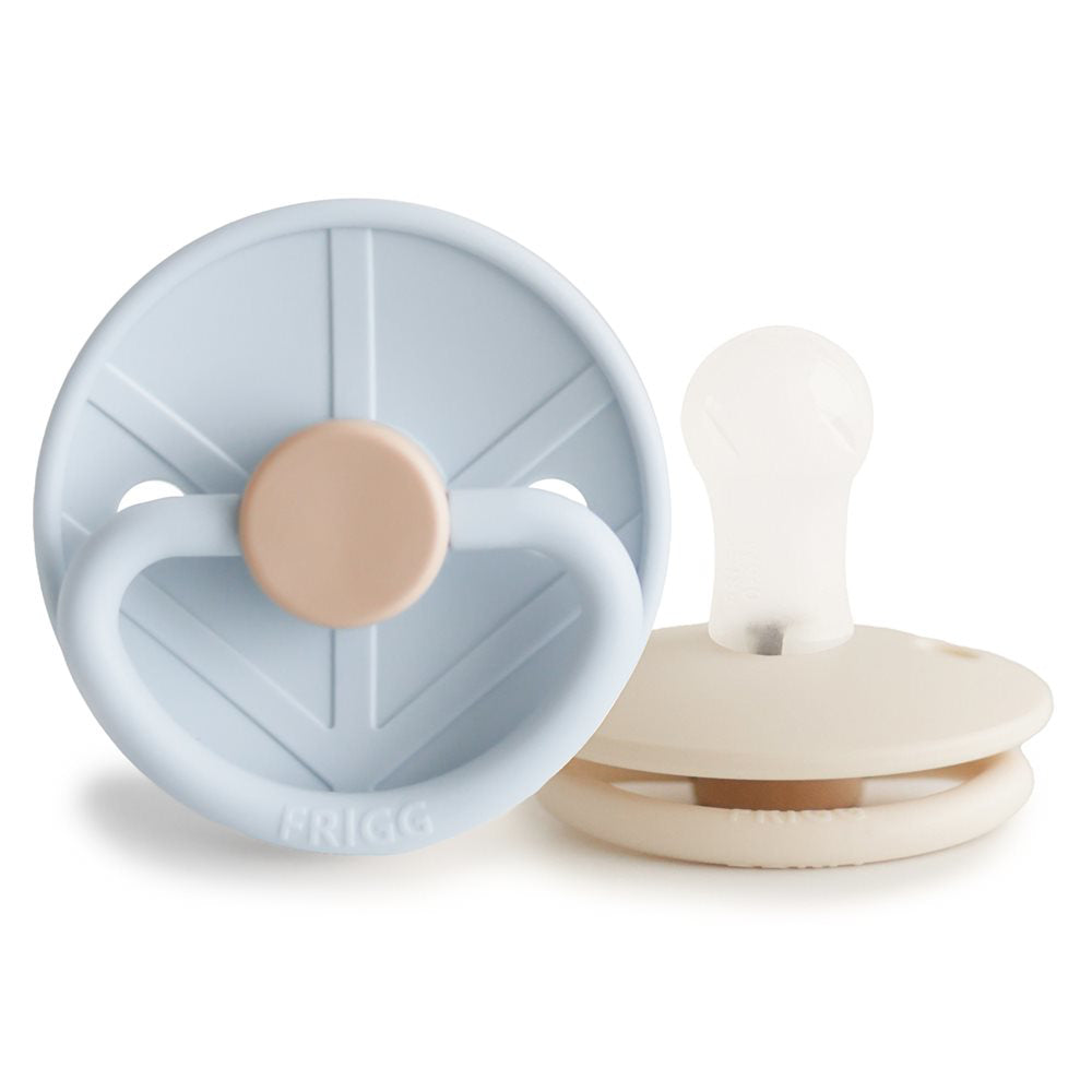 Frigg® Duda iz silikona Little Viking Powder Blue/Cream 0-6 M FRIGG