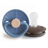 Frigg® Daisy Pacifiers Silicone Little Viking Ocean View/Cocoa