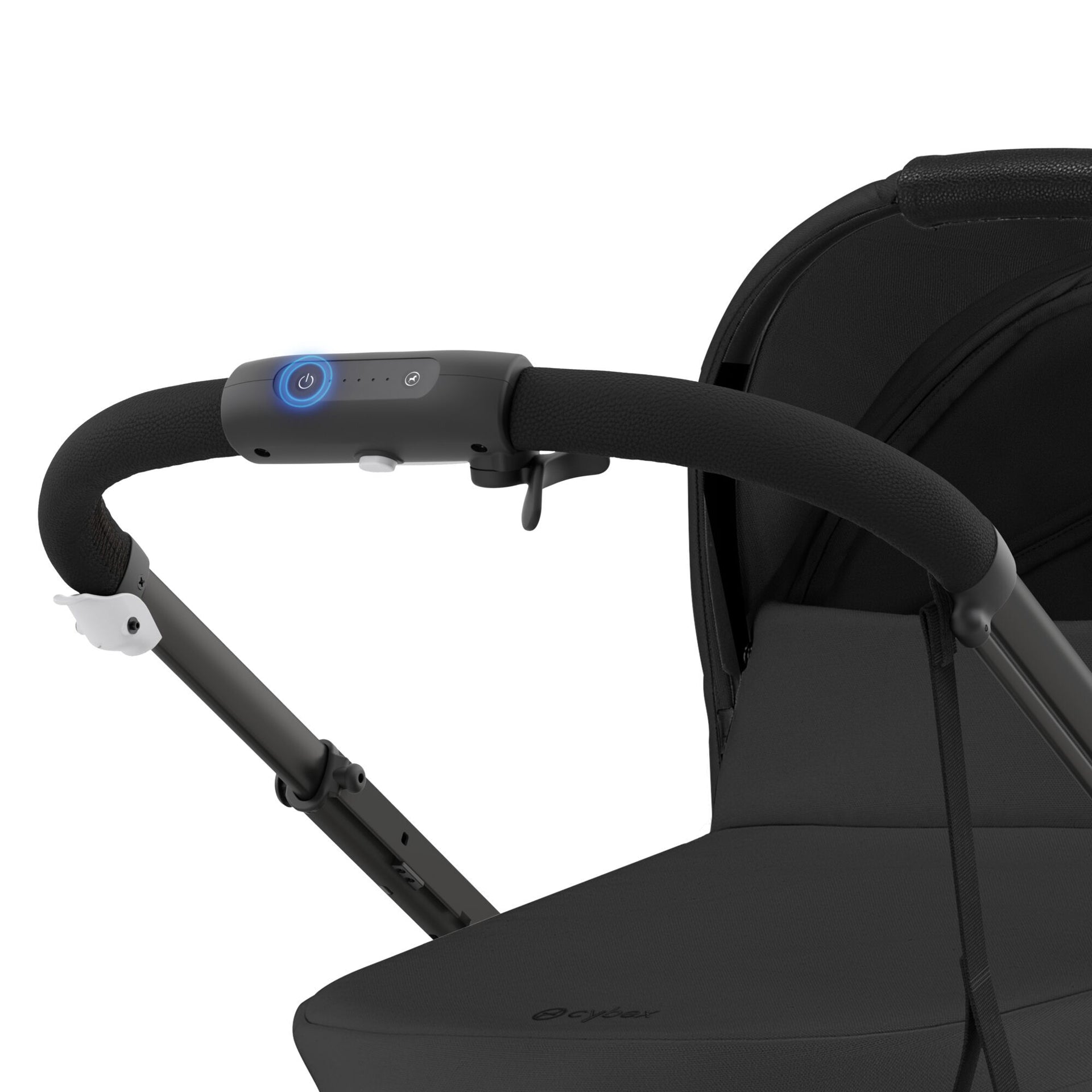 Cybex® Otroški voziček e-Gazelle™ S Moon Black (Black Frame) Cybex