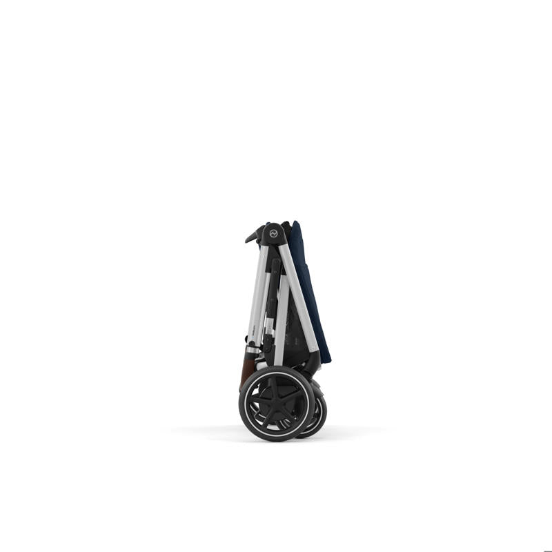 Cybex® Otroški voziček e-Gazelle™ S Ocean Blue (Silver Frame) Cybex