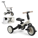 KikkaBoo® Tricicletă pentru copii 5în1 Flip Beige