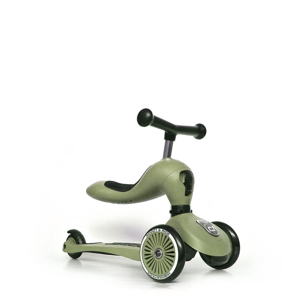 Scoot & Ride® Otroški poganjalec in skiro Highwaykick 1 Olive Scoot & Ride