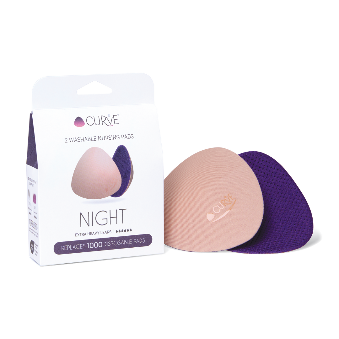 Cache Coeur® Nočne pralne blazinice za dojenje Curve 2 kosa Cache Coeur