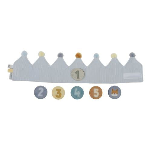 Little Dutch® Rojstnodnevna krona s številkami Blue Little Dutch