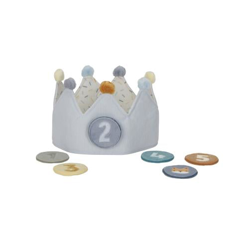 Little Dutch® Rojstnodnevna krona s številkami Blue Little Dutch