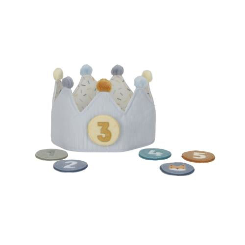 Little Dutch® Rojstnodnevna krona s številkami Blue Little Dutch