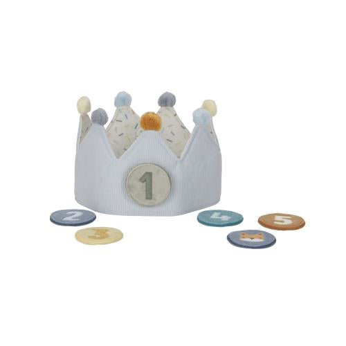 Little Dutch® Rojstnodnevna krona s številkami Blue Little Dutch