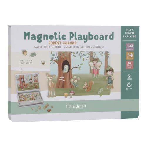 Little Dutch® Magnetna sestavljanka Forest Friends FSC Little Dutch