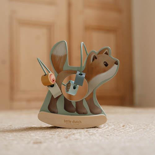 Little Dutch® Aktivna lesena spirala Lisička Forest Friends FSC Little Dutch
