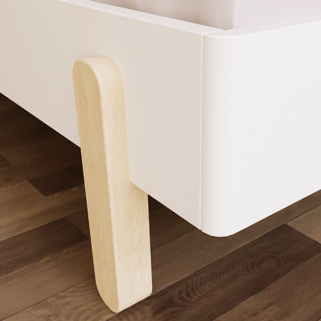 Benlemi® Otroška postelja z vzglavjem NOVA 90x200 Light Grey Benlemi