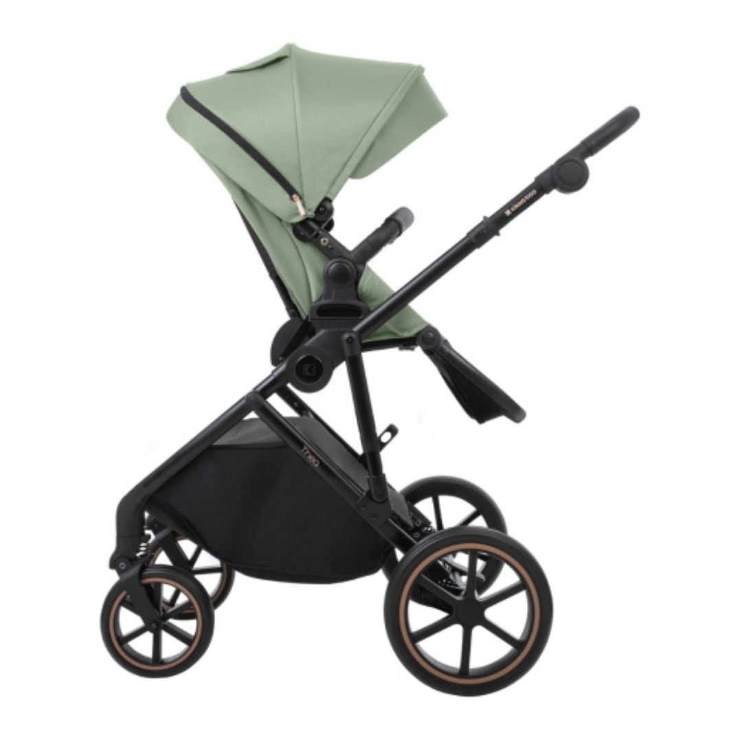 KikkaBoo® Otroški voziček s košaro 2v1 Thea Army Green KikkaBoo